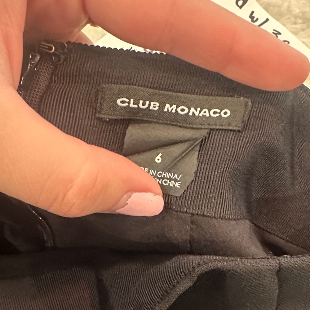 Club Monaco Elegant Black Tassel Skirt in amazing condition - Picture 8 of 8